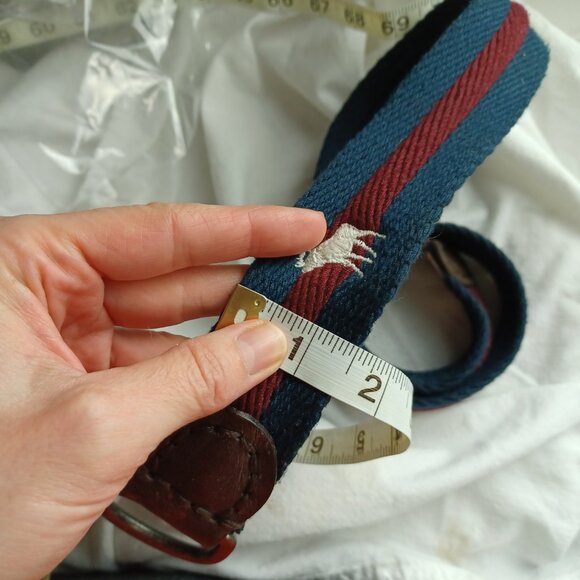 Vintage Abercrombie Kids Reversible D-Ring Belt, Up to 32" - Picture 9 of 9